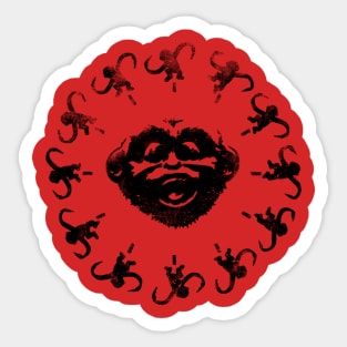 Barrel of 12 Monkeys Sticker